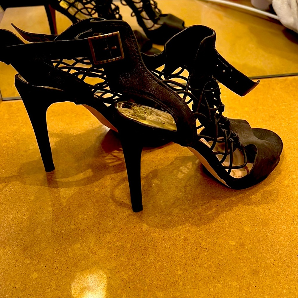 Vince Camuto open toe heels